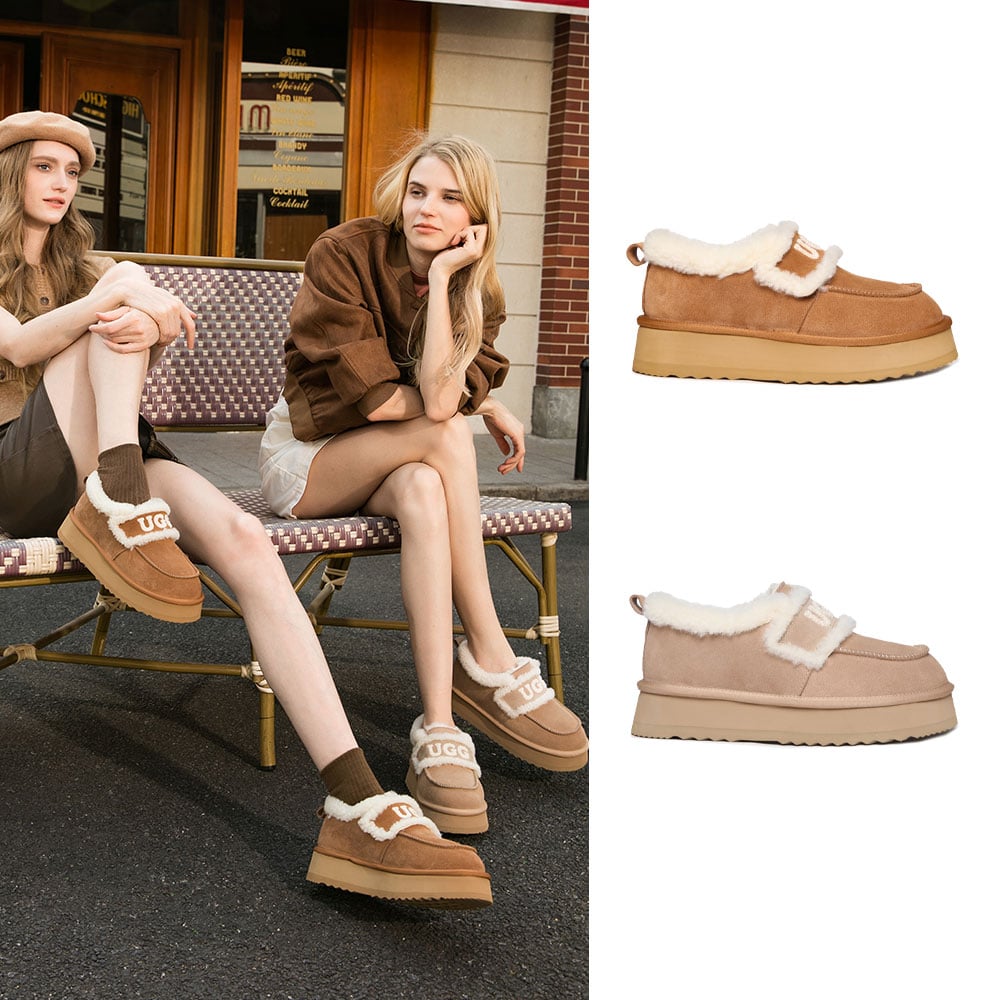 [무료배송] 호주정품 디케이 에린 플랫폼 어그 로퍼 (굽 4cm) DK UGG DK159