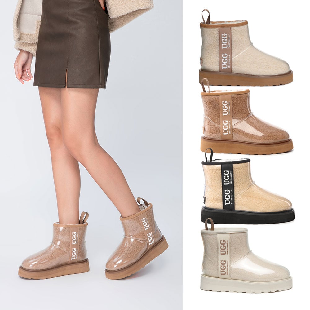 [무료배송] 호주정품 디케이 클리어 미니 클래식  어그 부츠 (굽4cm) DK UGG DK097