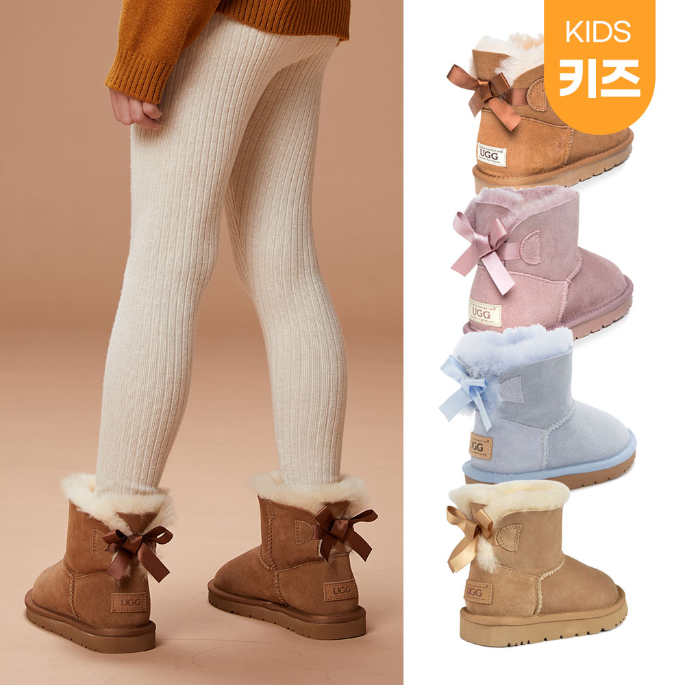 [무료배송] 호주정품 오즈웨어 키즈 어린이 베일리 보우 어그부츠 OZWEAR UGG OB409